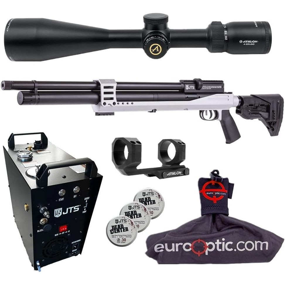 JTS Airacuda PRS MAX .30 Air Rifle, Athlon Argos HMR Scope & COMP100 Bundle