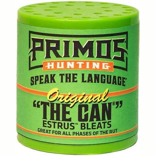 Primos Hunting unisex adult The Original CAN Deer Estrus Bleat Call from Primos, Green, One Size US