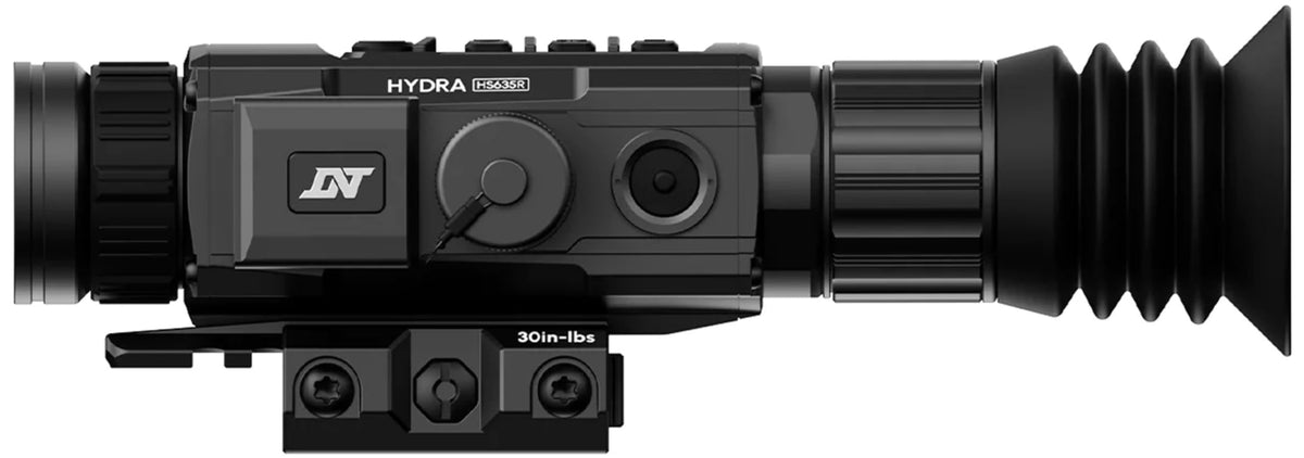 DNT Optics Hydra-LRF Multi-Function Thermal Scope with Laser Rangefinder and Ballistic Calculator - Standalone Scope, Clip-On, Handheld Monocular