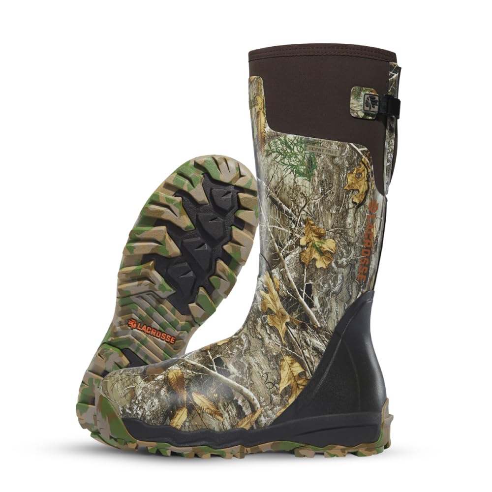 LaCrosse Burly ZXT Rubber Hunting Boots for Men, Scent Free, Waterproof