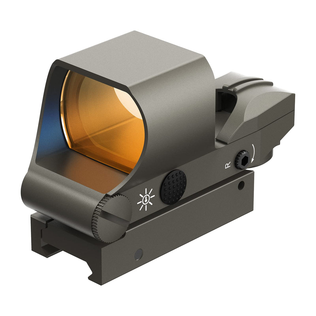 Feyachi Reflex Sight, Multiple Reticle System Red Dot Sight with Picatinny Rail Mount, Absolute Co-Witness