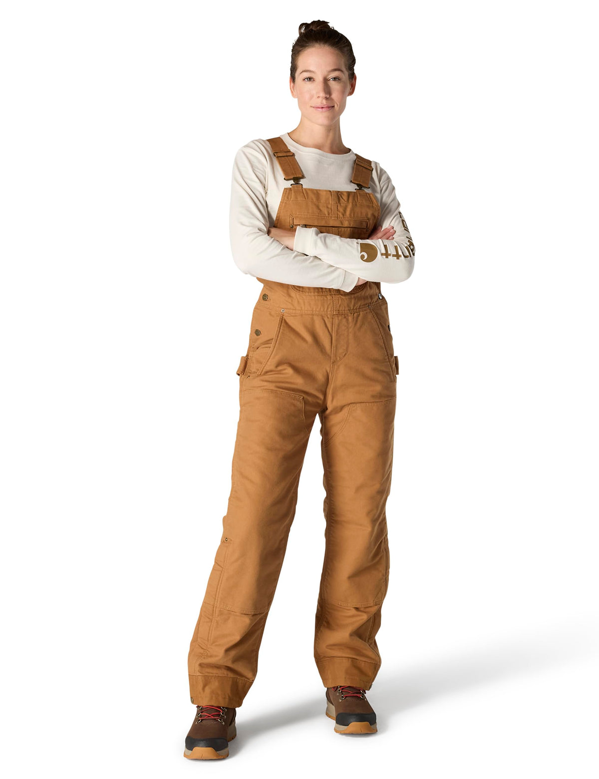 Carhartt Women's Washed Duck Insulated Bib Overall