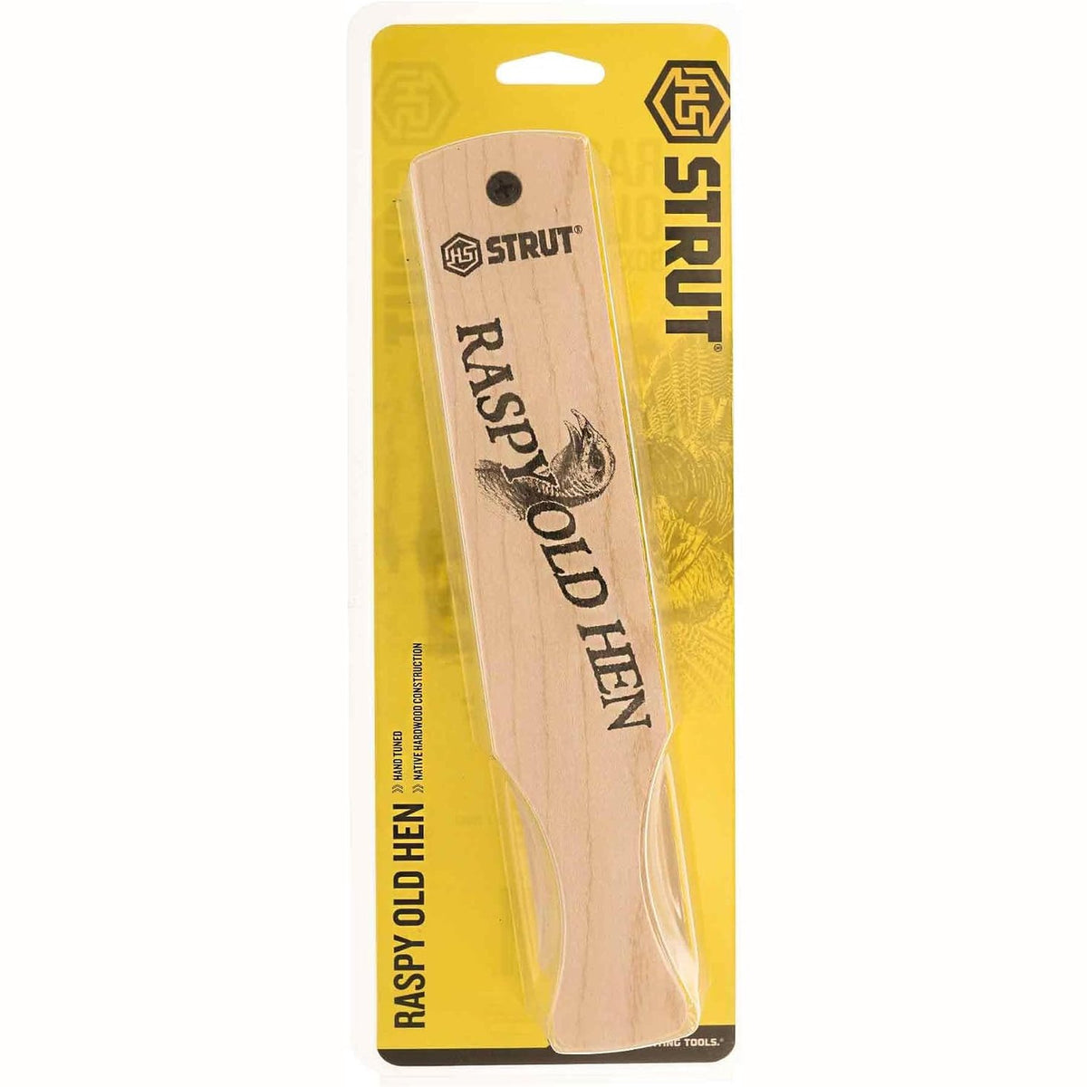 Hunters Specialties Raspy Old Hen Box Call - Native Hardwood Construction Wide Range of Realistic Turkey Sounds