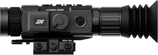 DNT Optics Hydra-LRF Multi-Function Thermal Scope with Laser Rangefinder and Ballistic Calculator - Standalone Scope, Clip-On, Handheld Monocular