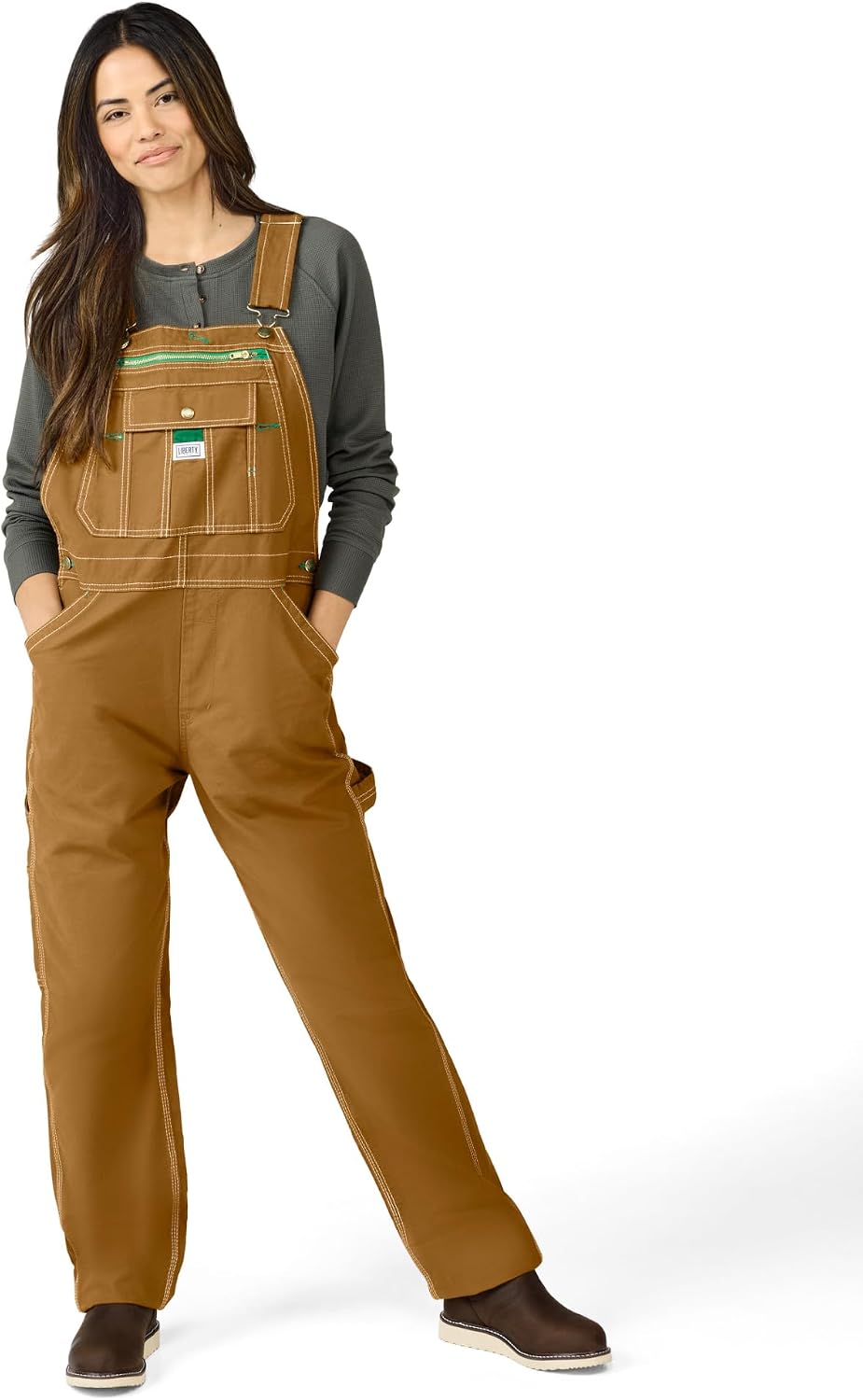 Liberty Women's Washed Duck Bib Overalls