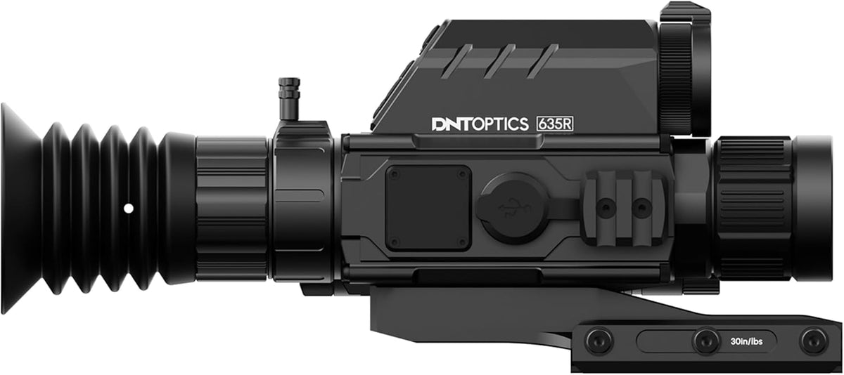 DNT Optics TNC635R ThermNight Thermal & Night Vision Multispectral Scope with Rangefinder and Ballistic Calculator