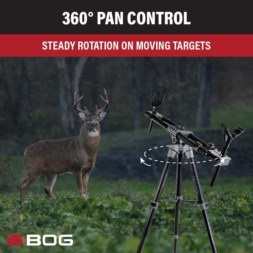 BOG FieldPod Dual-Frame Hunting Tripod, Adjustable Shooting Rest
