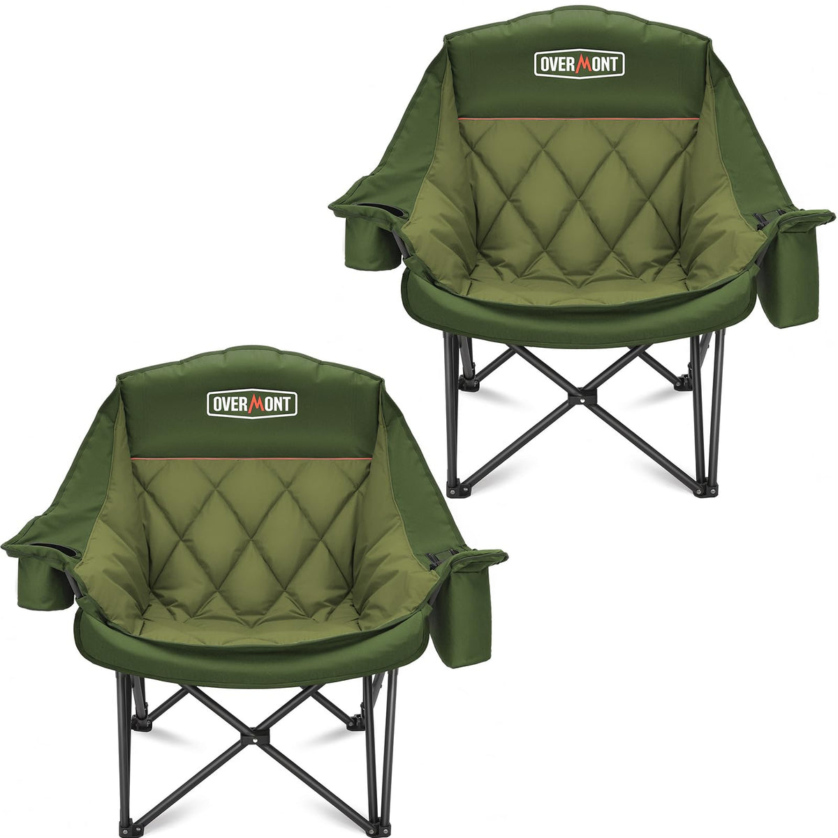 Overmont Oversized XL Camping Chair for Adults 500 lb Support