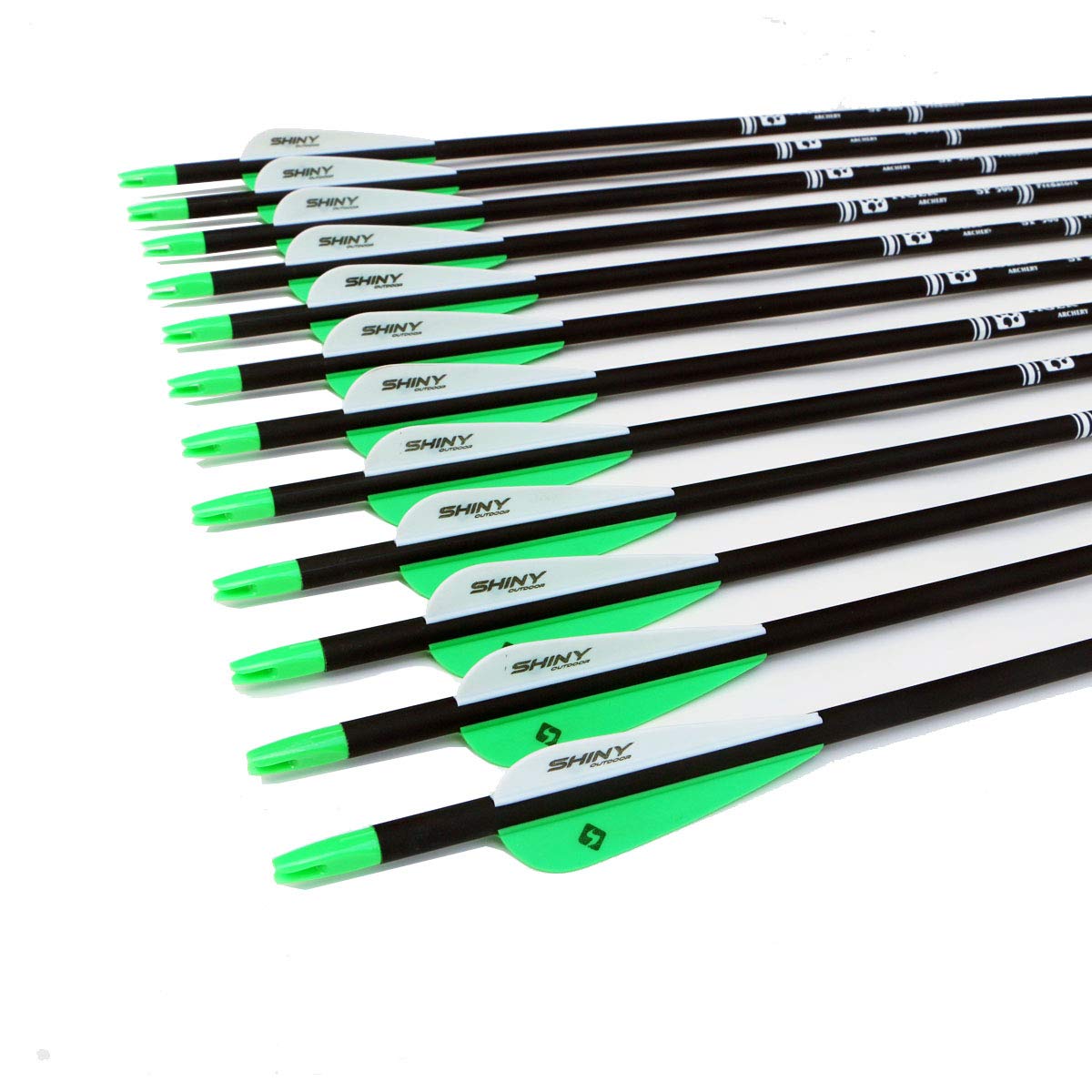 30" Carbon Arrows for Compound Recurve Bow Hunting Target