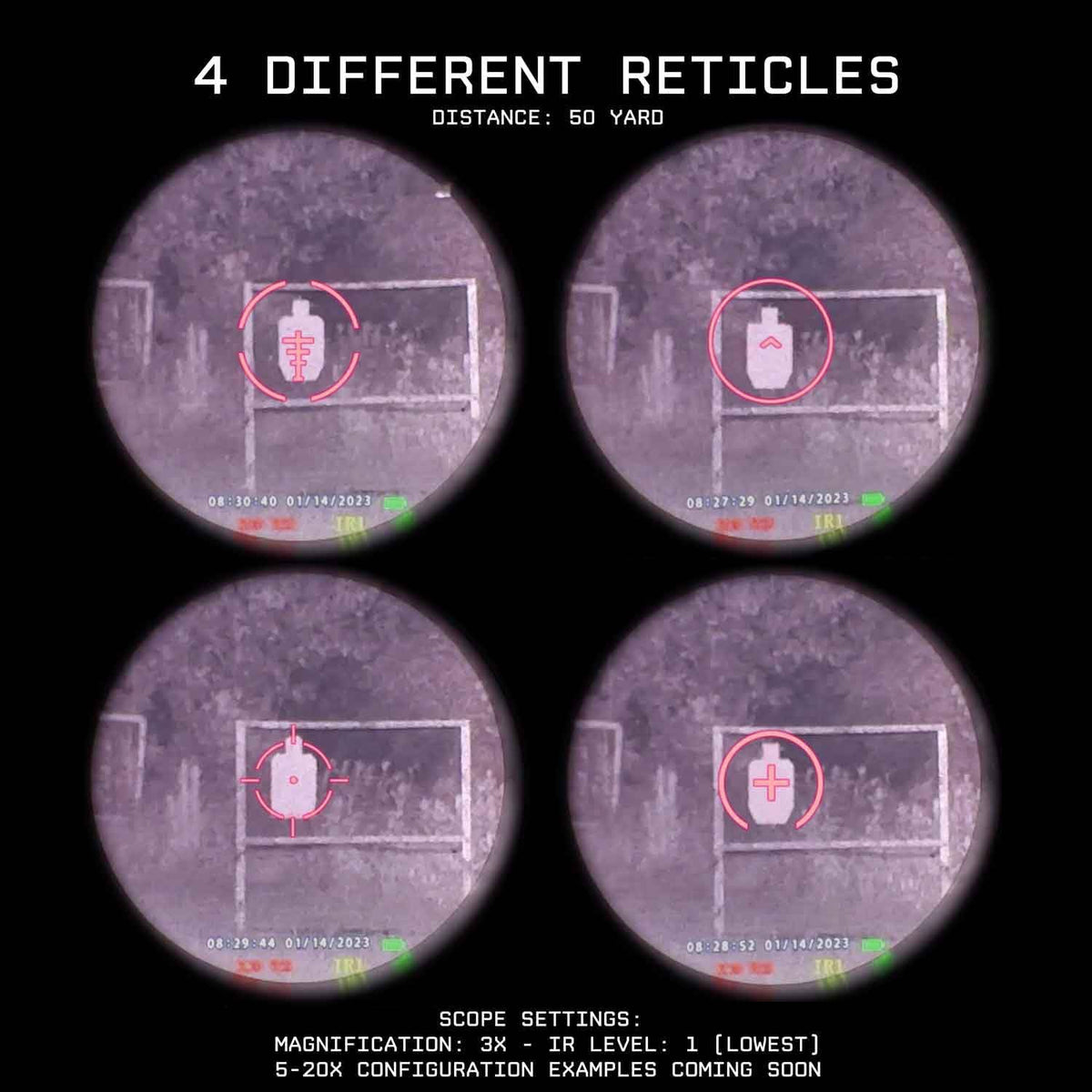 Triton StarStrike Gen II 5-20x HD Night Vision Rifle Scope | IR Infrared Scope