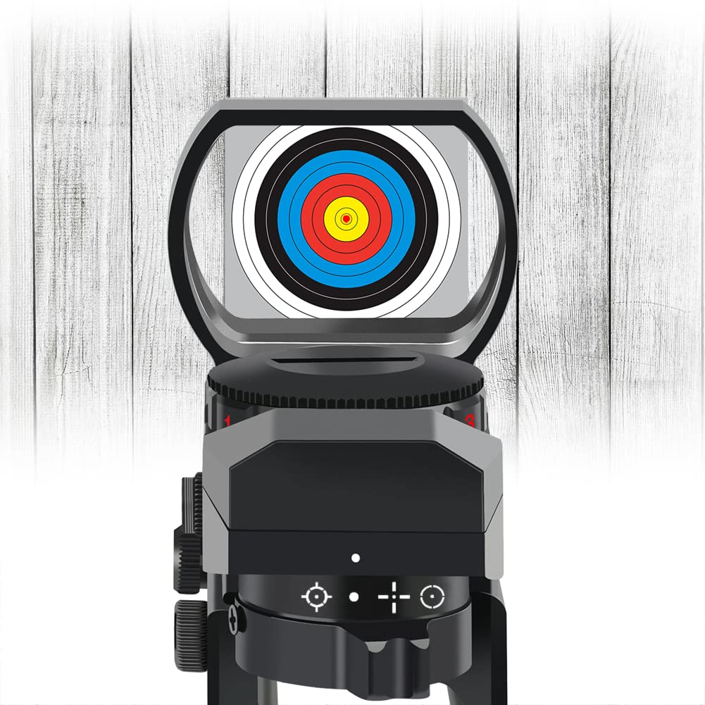 Feyachi Reflex Sight - Adjustable Reticle (4 Styles) Both Red and Green in one Sight!