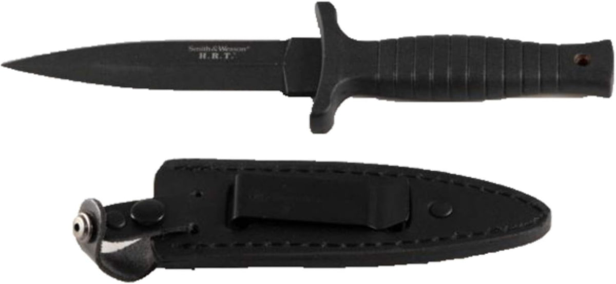 Smith & Wesson 9" H.R.T Double Edged Boot Knife with High Carbon Stainless Steel Blade
