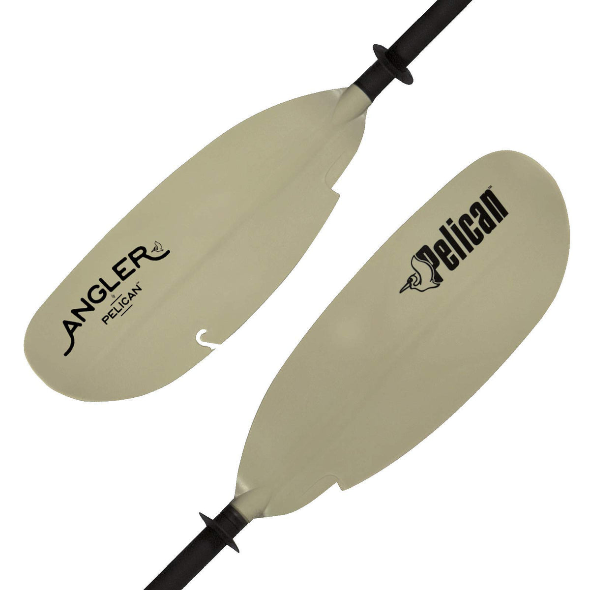 Pelican - Poseidon Angler Paddle - Aluminum Shaft with Reinforced Fiberglass Blades - Lightweight, Adjustable Kayaks Paddles - Perfect for Kayak Fishing