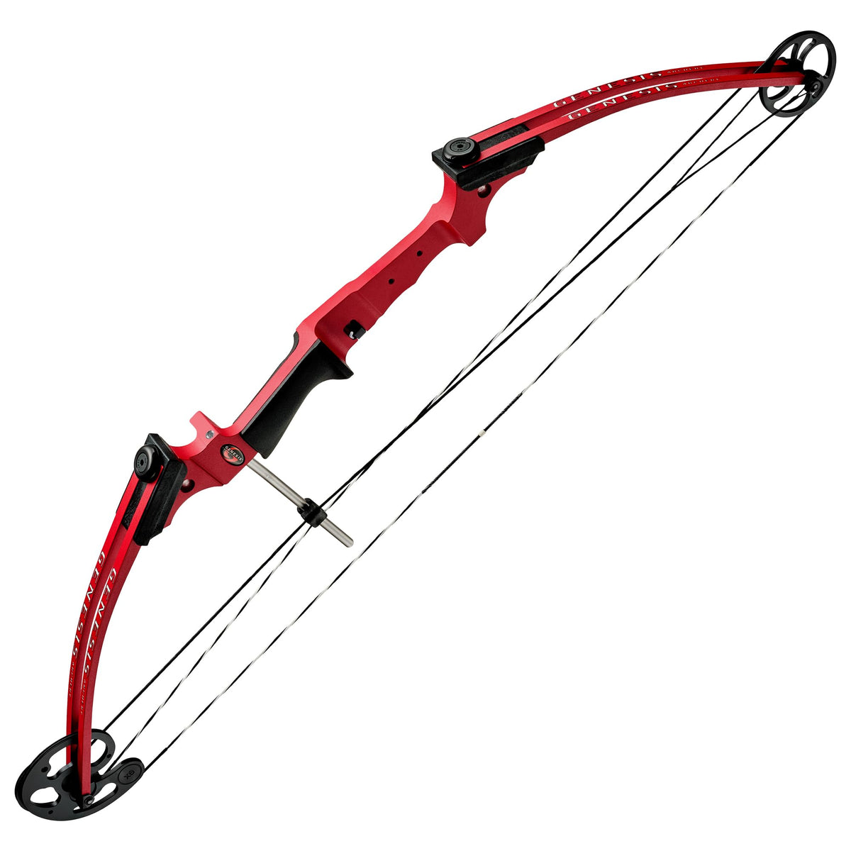 Genesis Archery Original Lightweight Compound Bow with Adjustable Aluminum Riser, 15"-30" Draw Length, 10-20 lb Draw Weight, for Kids and Adults, All Skill Levels