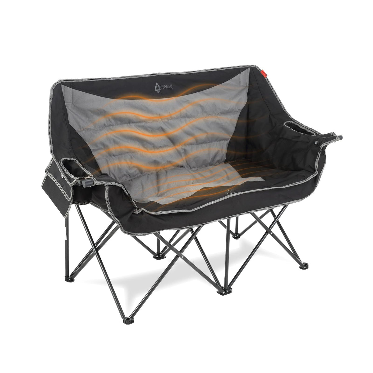 ARROWHEAD OUTDOOR Portable Folding Double Duo Camping Chair Loveseat