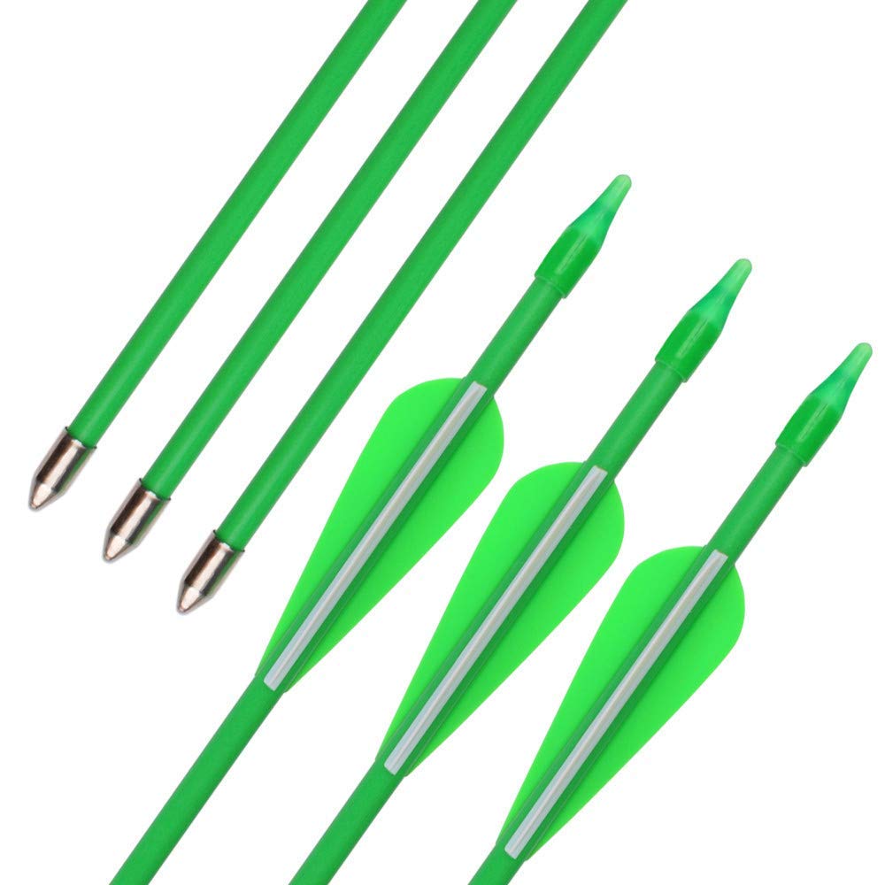 GPP 28-inches Fiberglass Archery Target Arrows - Practice Arrow or Youth Arrow for Recurve Bow