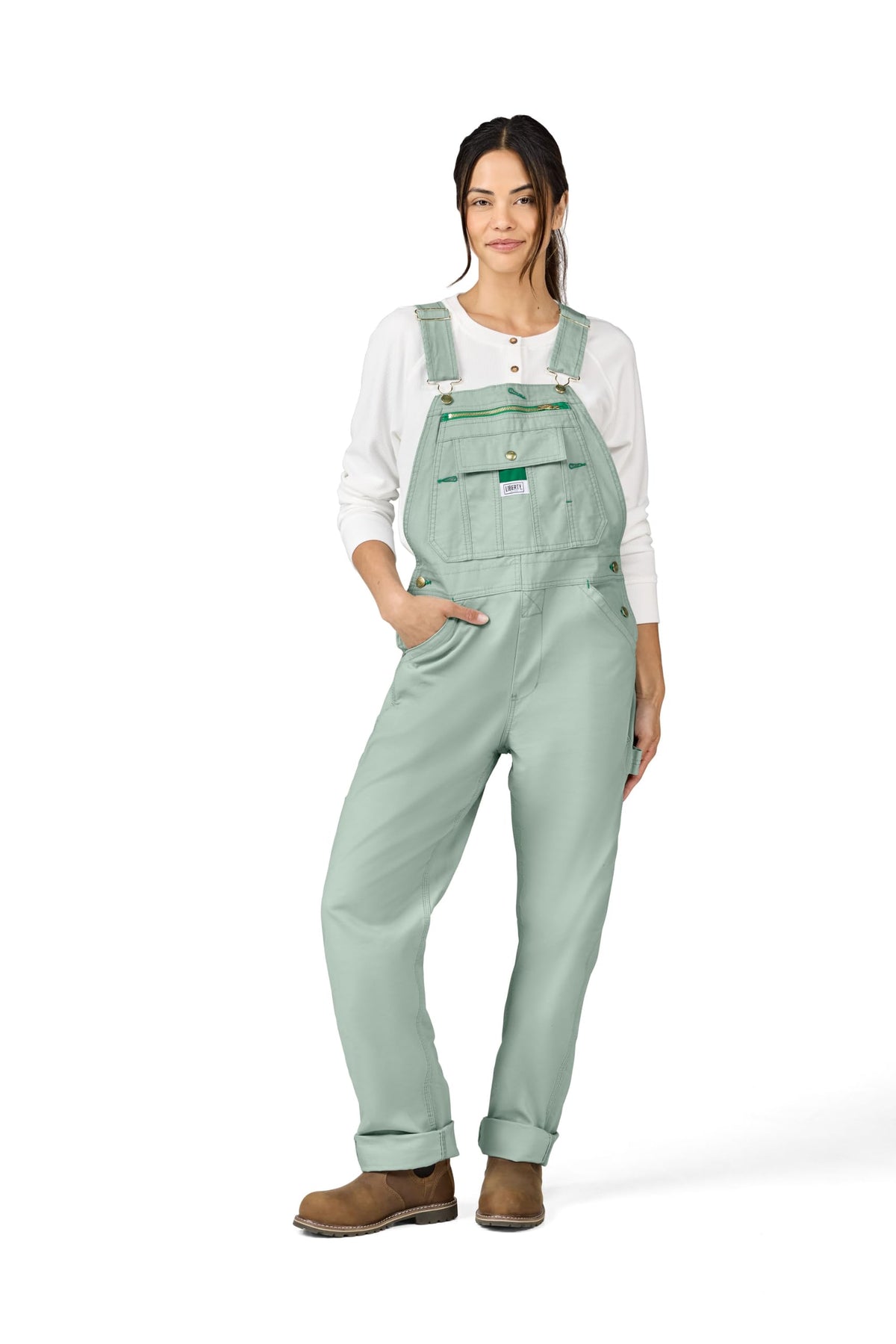 Liberty Women's Washed Duck Bib Overalls