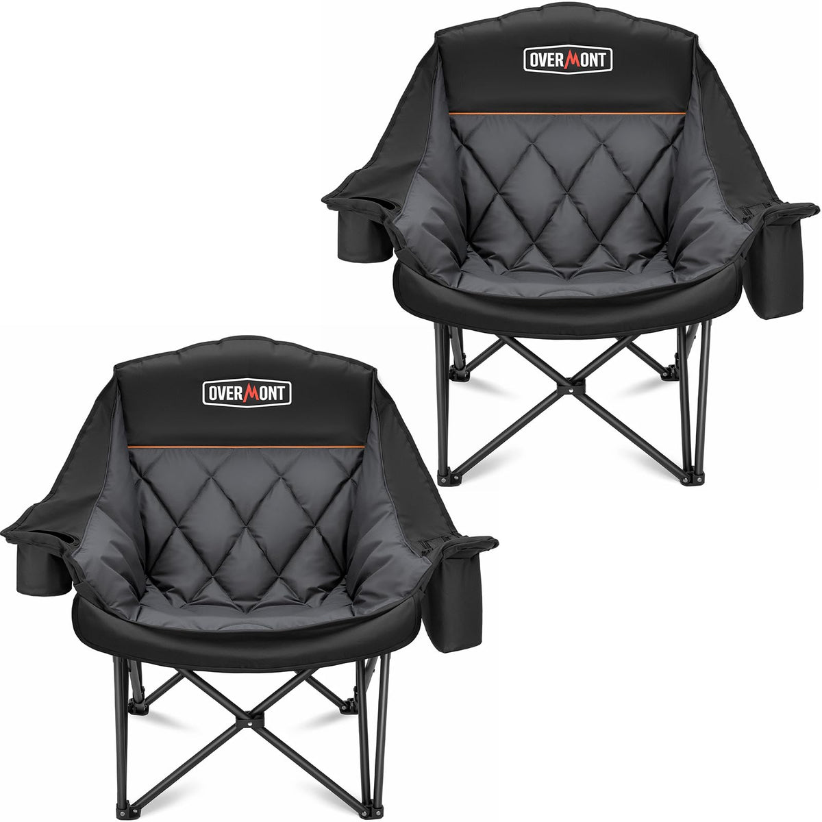 Overmont Oversized XL Camping Chair for Adults 500 lb Support
