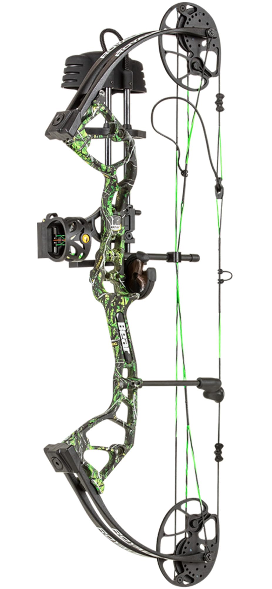 Bear Archery Royale Ready to Hunt Compound Bow Archery Set with Archery Accessories for Adults and Youths, 12”- 27” Draw Length, 5-50 Lbs Draw Weight, Up to 290 FPS