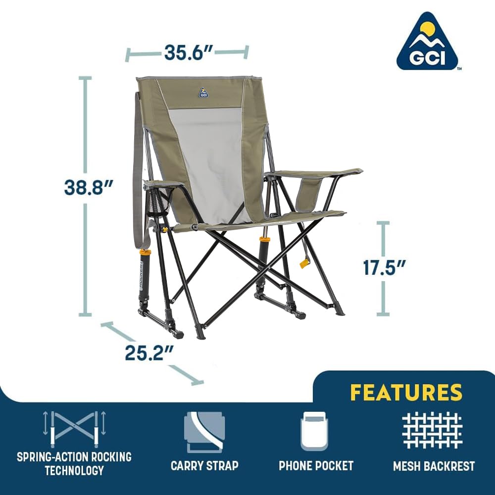 GCI Outdoor Comfort Pro Rocker - Sweet Tea