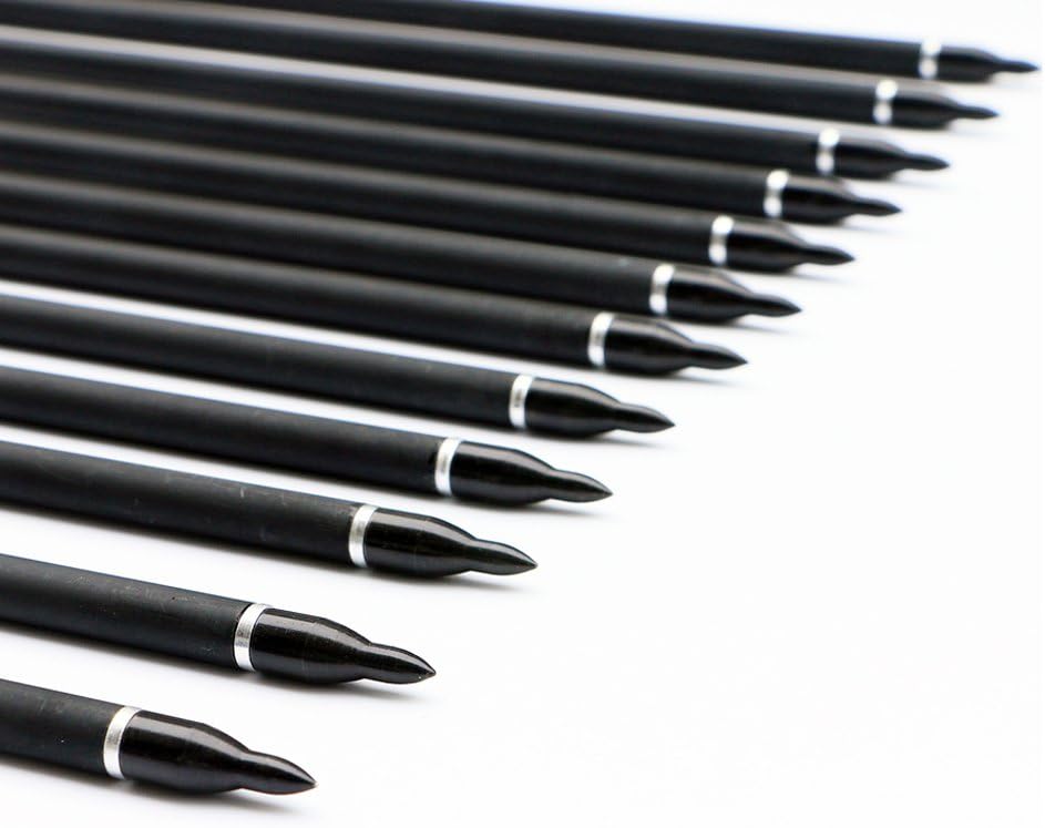 30" Carbon Arrows for Compound Recurve Bow Hunting Target