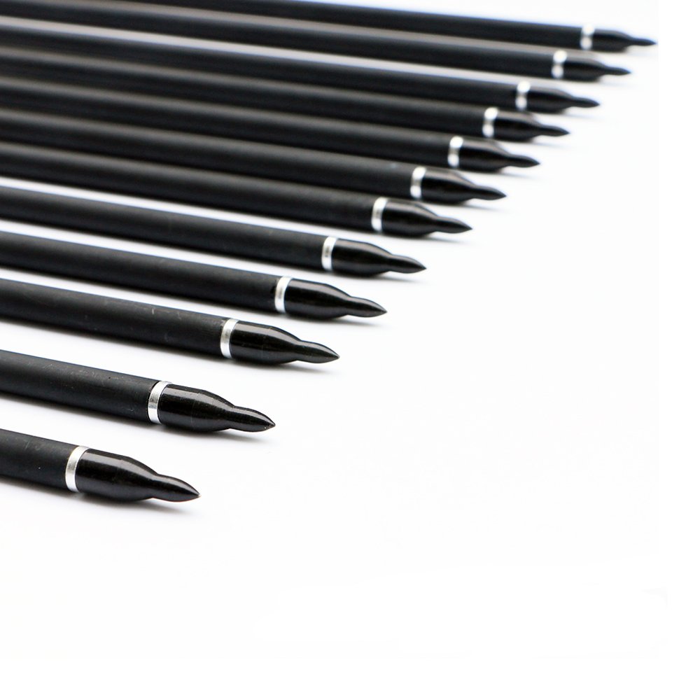 30" Carbon Arrows for Compound Recurve Bow Hunting Target