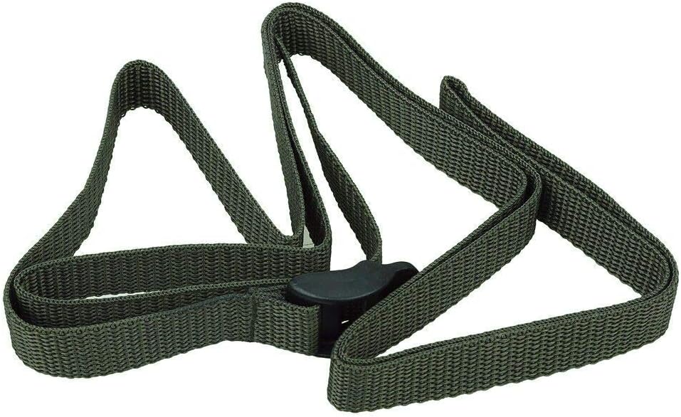 5pcs Trail & Game Camera Straps Belts Hunting Camera Tree Mounting Strap Belts Kit, Portable UV Resistant and Foldable Nylon Fiber Strap, 145cm Wildlife Hunting Accessory (Dark Green)