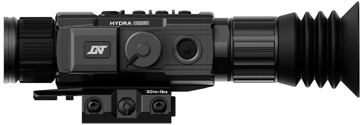 DNT Optics Hydra-LRF Multi-Function Thermal Scope with Laser Rangefinder and Ballistic Calculator - Standalone Scope, Clip-On, Handheld Monocular