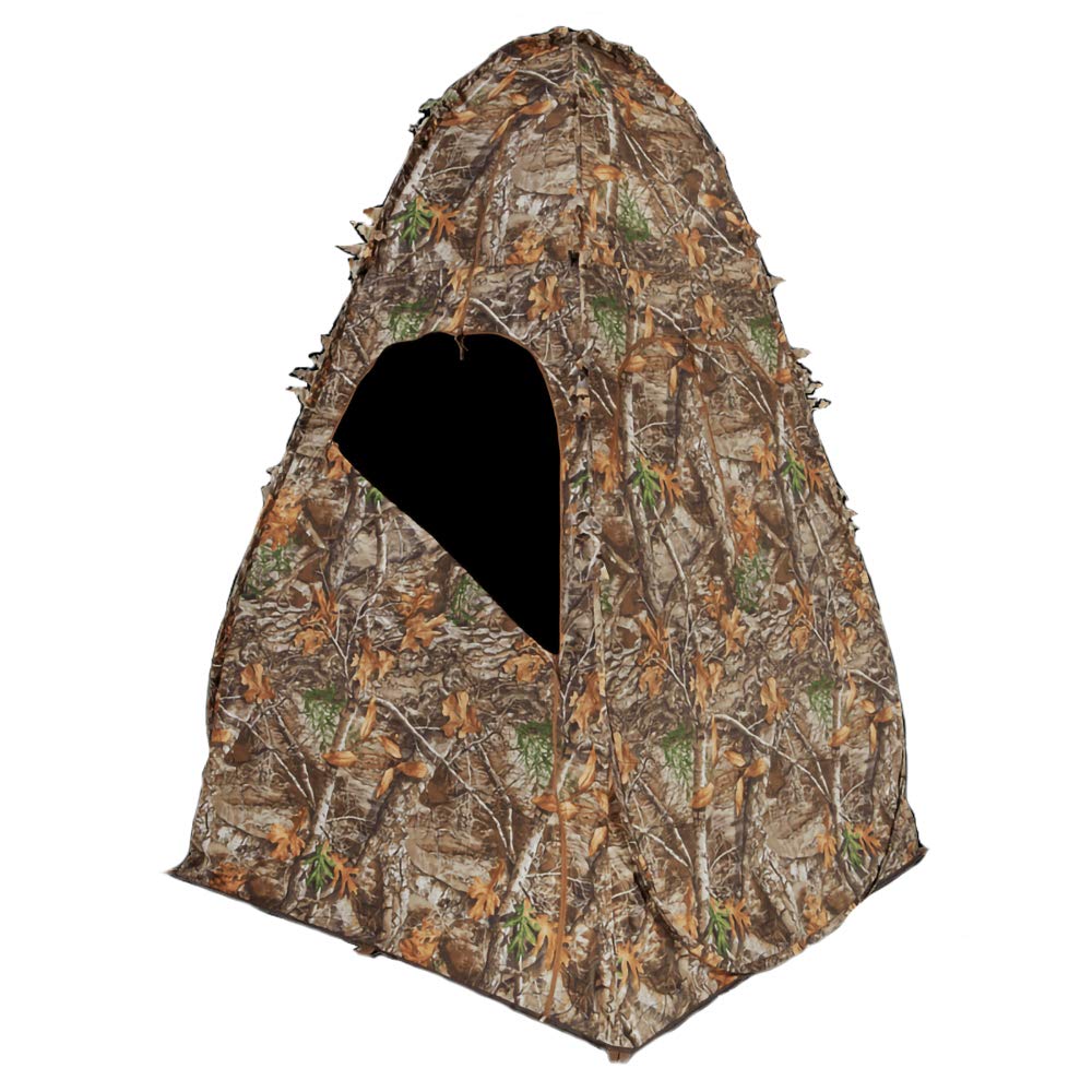 Ameristep Doghouse Run & Gun Hunting Blind | Lightweight 2 Person Ground Blind in Mossy Oak Break-Up Country, One Size