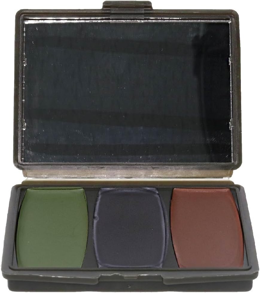 Hunters Specialties Camo-Compac 3/4/5 Color Makeup Kit - Pocket Size Long-Lasting Easy-to-Use Concealment Makeup for Hunting