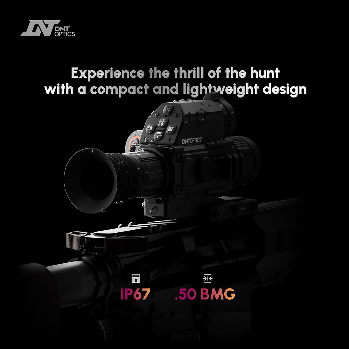 DNT Optics TNC635R ThermNight Thermal & Night Vision Multispectral Scope with Rangefinder and Ballistic Calculator