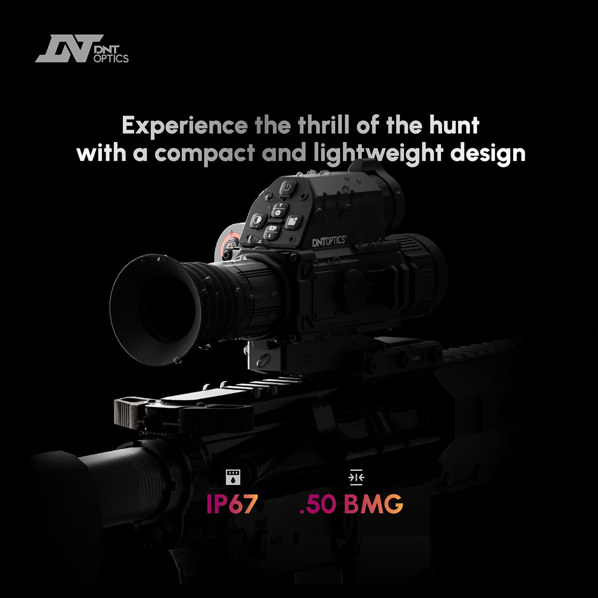 DNT Optics TNC635R ThermNight Thermal & Night Vision Multispectral Scope with Rangefinder and Ballistic Calculator
