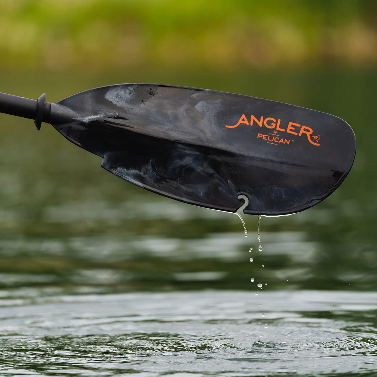 Pelican - Poseidon Angler Paddle - Aluminum Shaft with Reinforced Fiberglass Blades - Lightweight, Adjustable Kayaks Paddles - Perfect for Kayak Fishing