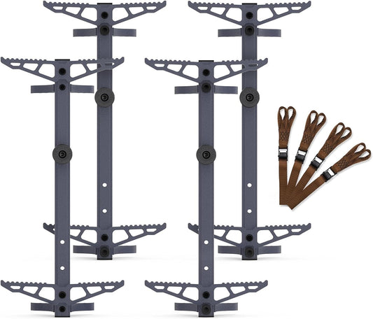Kalkal 20" Aluminum Tree Stand Climbing Sticks for Saddle Hunting -4 Pack