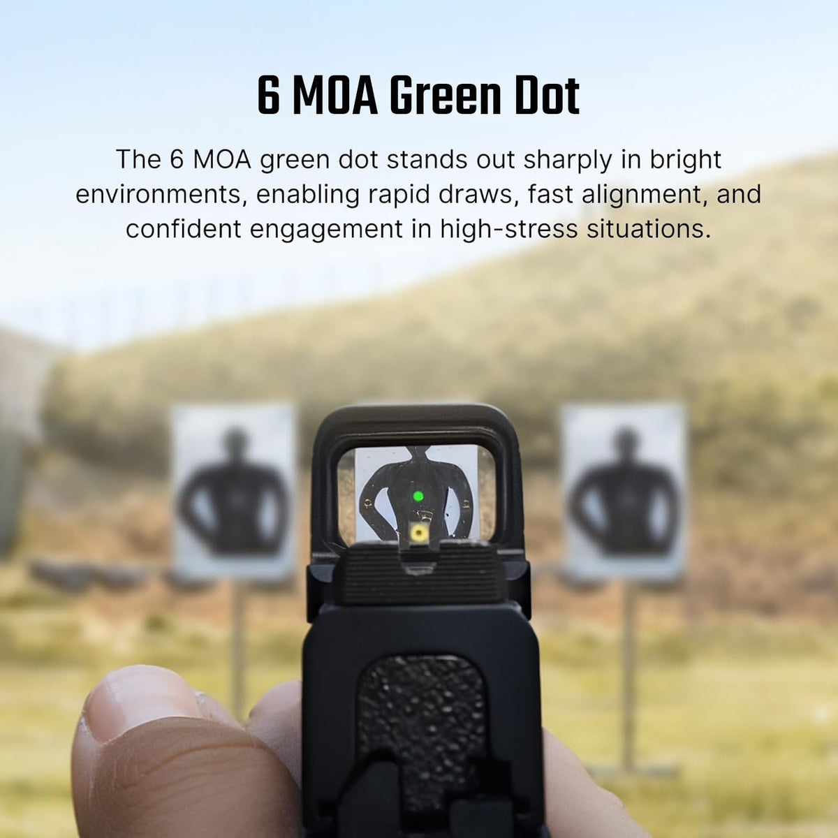 OSIGHT SE Enclosed Red/Green Dot, 2 & 32 MOA Multi-Reticle or 6 MOA Dot