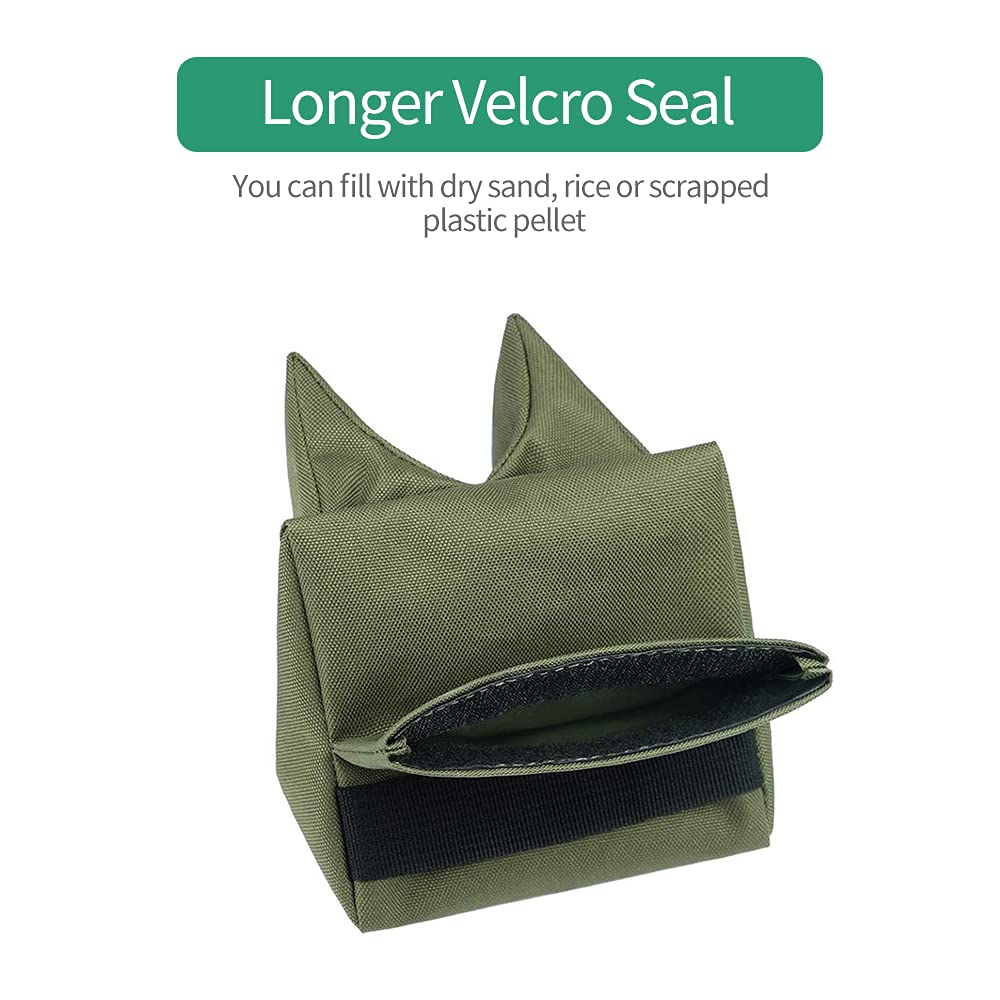 Rest Bags, Unfilled Rest Front & Rear Support Sandbag Stand Holders (Bags Come unfilled)