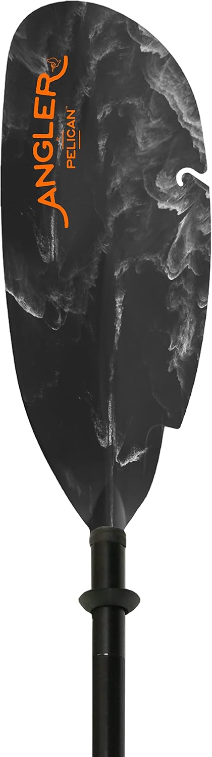 Pelican - Poseidon Angler Paddle - Aluminum Shaft with Reinforced Fiberglass Blades - Lightweight, Adjustable Kayaks Paddles - Perfect for Kayak Fishing
