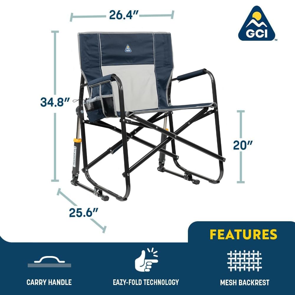 GCI Outdoor Stowaway Rocker - Hunter Topo
