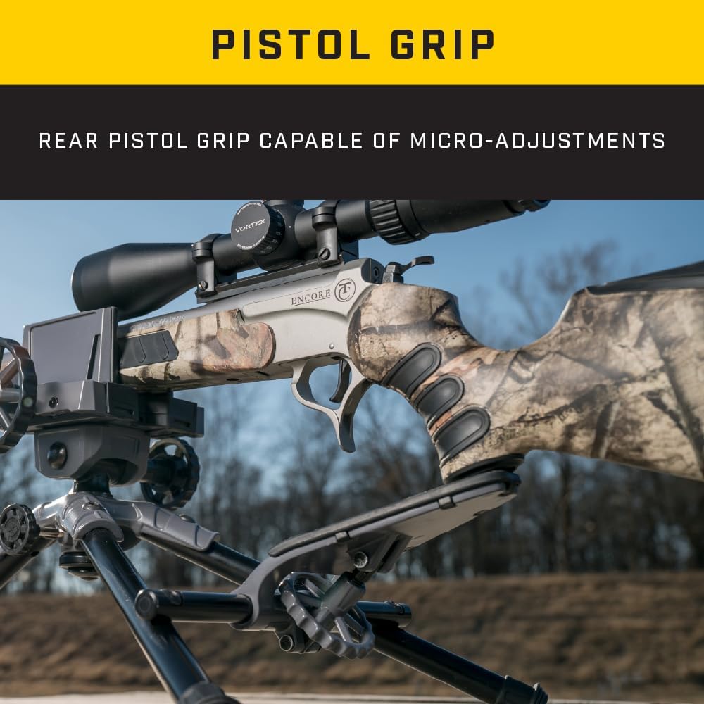 Caldwell Precision Turret Rest with Adjustable Ambidextrous Swivel Design and Detachable Magazine Rest with Pistol Grip Attachment for Rifles, Shot Stabilization, and Target Shooting