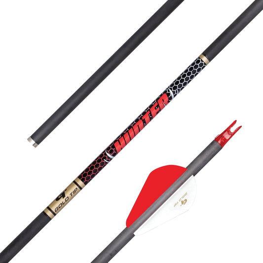 Gold Tip Hunter Arrows with Raptor Vane (Pack of 6)
