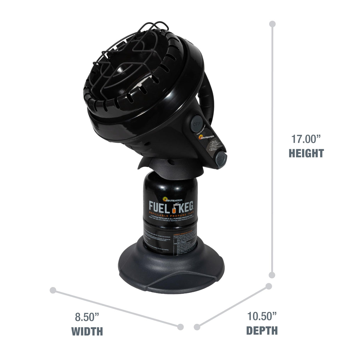 Mr. Heater 3,800 BTU Little Buddy Portable Radiant Propane Heater