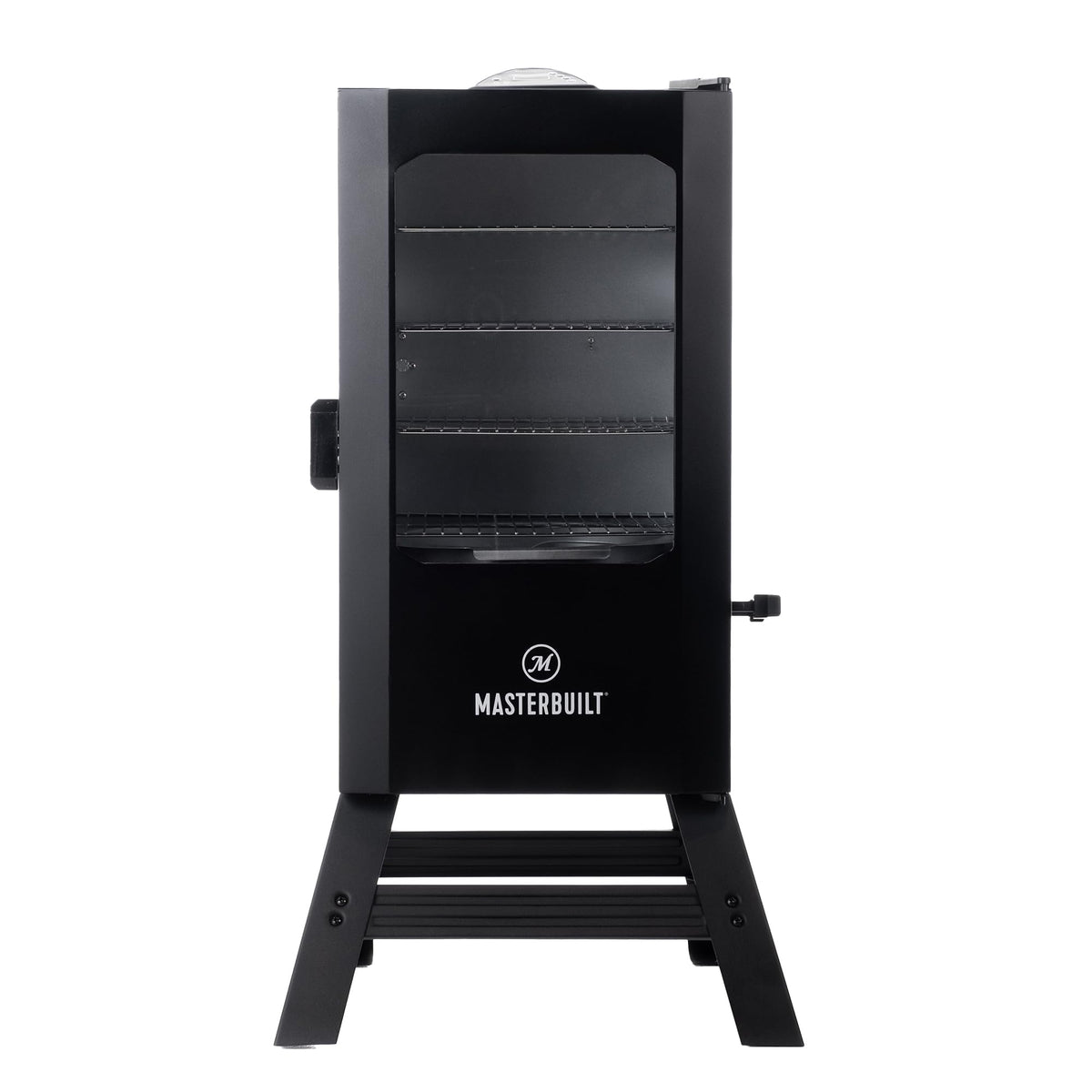 Masterbuilt® 30-inch Digital Electric Vertical BBQ Smoker with Side Wood Chip Loader, Chrome Racks and 710 Cooking Square Inches in Black, Model MB20071117