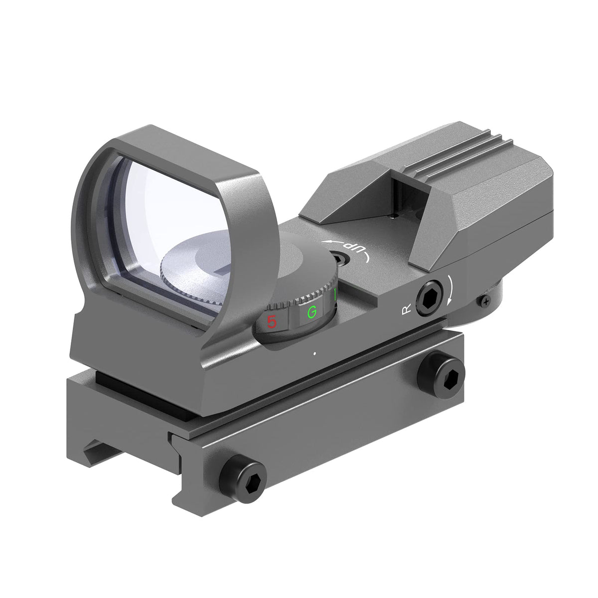 Feyachi Reflex Sight - Adjustable Reticle (4 Styles) Both Red and Green in one Sight!