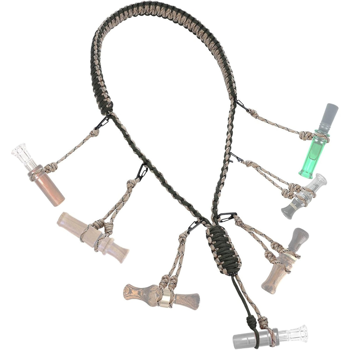 PAMASE 12 Loops Duck Call Lanyard, Duck Hunting Accessories