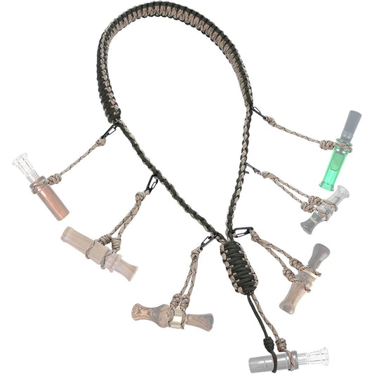 PAMASE 12 Loops Duck Call Lanyard, Duck Hunting Accessories