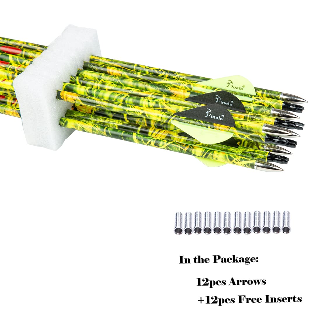 Archery 28 30 Inch 300 340 350 400 Spine Carbon Hunting Arrows