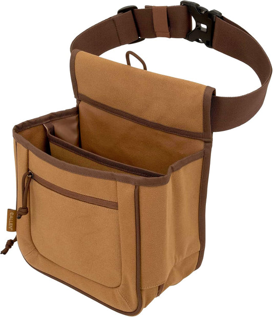 Allen Company Rival Double Compartment Shell Bag & 52" Waist Belt, Tan