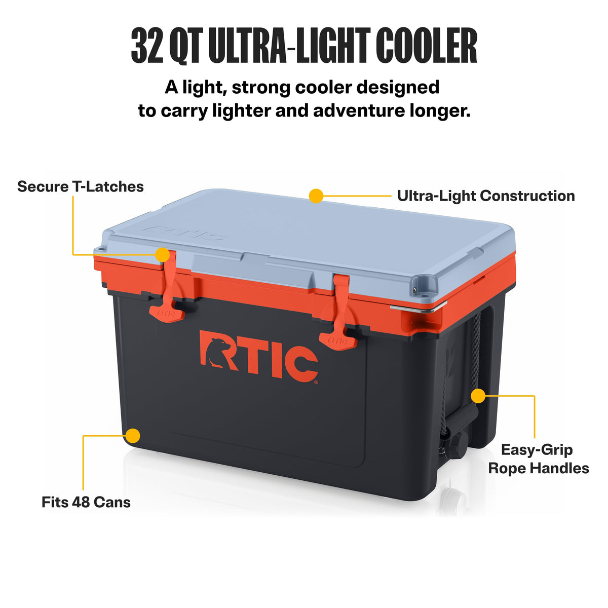 RTIC 32 QT Ultra-Light Hard Cooler