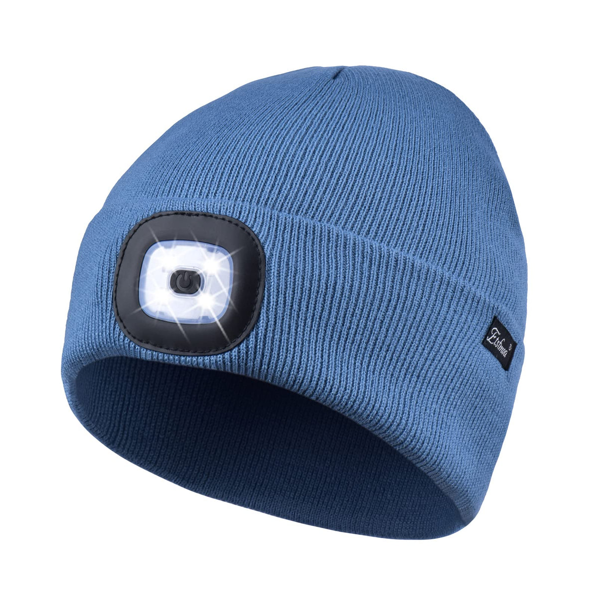 Etsfmoa Unisex Beanie with The Light, Gifts for Men Dad Father Winter Caps