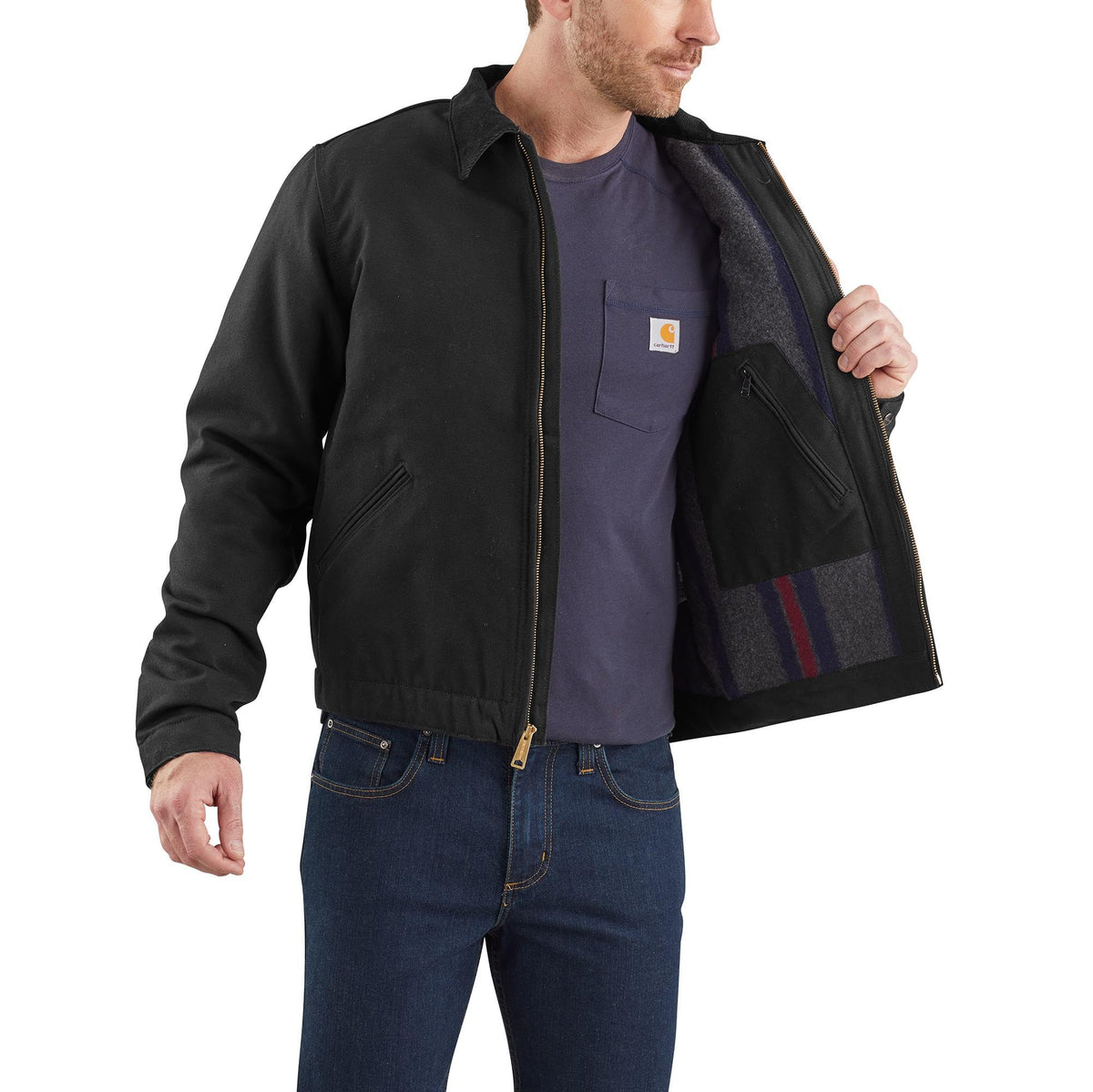 Carhartt Men's Iconic J01 Duck Detroit Jacket